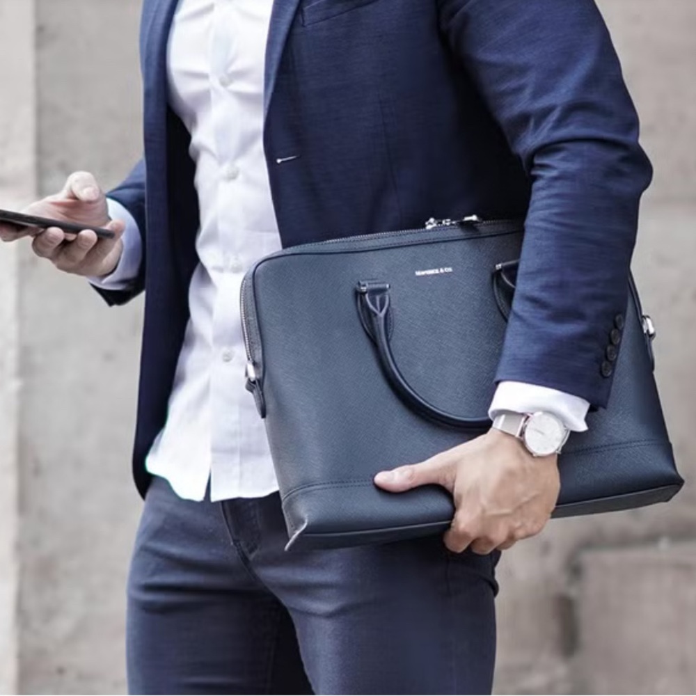 Maverick & Co Men’s Leather Briefcase